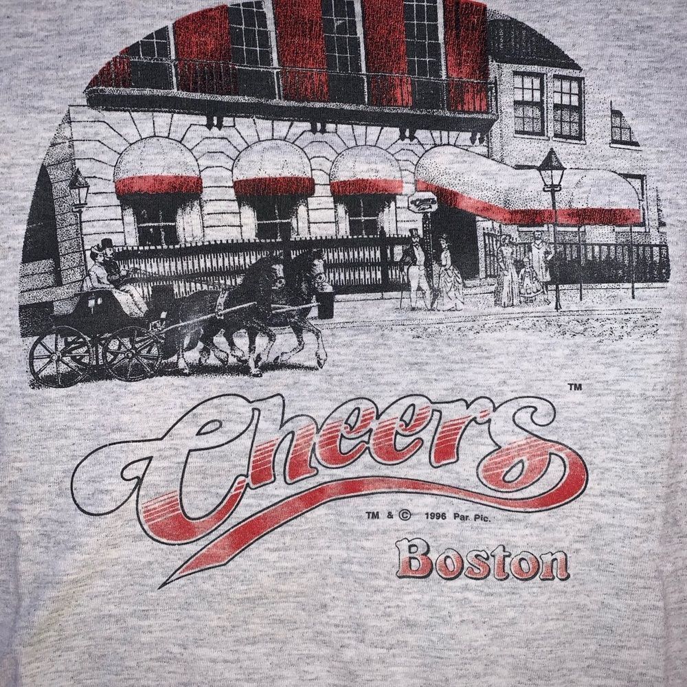 Vintage 1996 Original Cheers Boston T-shirt - Picture 2 of 5